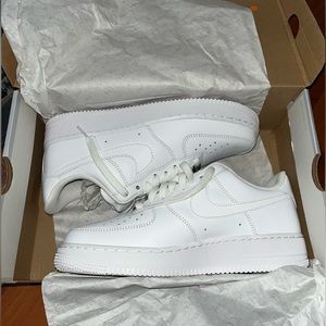 Nike White AirForce 1s